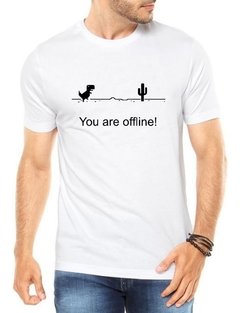 Camiseta Masculina You Are Offline Frase Nerd Geek Tumblr - Anuncio Clothing