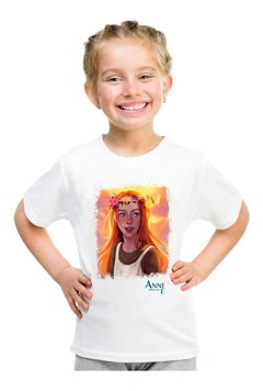 Camiseta Infantil Anne Com E Série Seriado Anne Menina