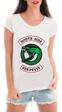 Camiseta Riverdale Blusa Feminina Série Serpentes Nova Logo na internet
