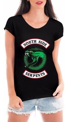 Kit 3 Blusas Femininas Camiseta Série Riverdale Serpentes - comprar online