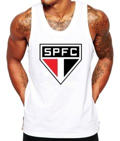 Camiseta Regata São Paulo Spfc Futebol Time Masculina