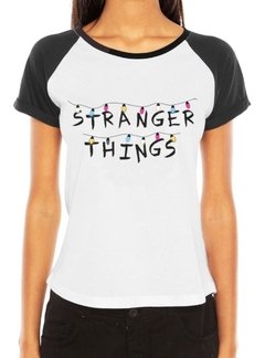 Camiseta Stranger Things Feminina Blusa Série Tumblr Seriad
