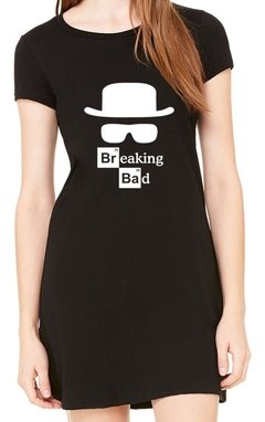 Vestido Breaking Bad Série Feminino Curto Verão