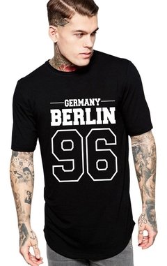 Camiseta Oversized Long Line Germany Berlin Tumblr Camisa