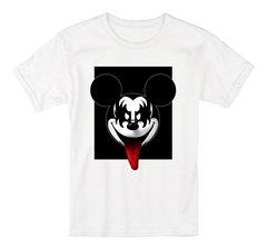 Camiseta Masculina Mickey Kiss Rock Camisa Blusa