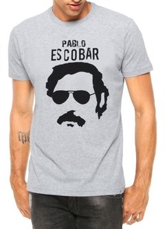 Camiseta Narcos Pablo Escobar Manga Curta Série Seriado