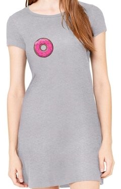 Vestido Donut Estampa Mini Feminino Tumblr Personalizado na internet