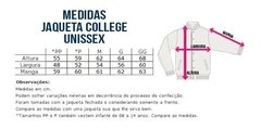 Jaqueta Educação Física Casaco Moletom College Blusa - loja online
