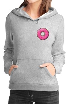 Blusa Moletom Donut Estampa Mini Casaco Feminino Adulto Logo - Anuncio Clothing