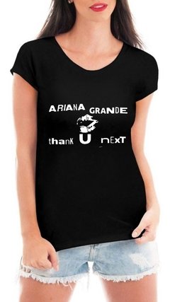 Camiseta Ariana Grande Thank U Next Blusa Feminina Promoçã