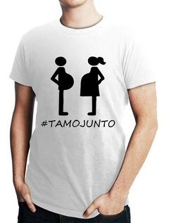 Camiseta #tamojunto/tamu Papai Camisa Grávidos Gestante - Anuncio Clothing