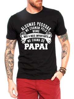 Camiseta Dia Dos Pais Blusas Manga Curta Importante Papai