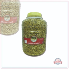 Aceitunas Verdes en Rodajas - 4,8KG | San Cayetanoe