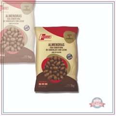 Almendras Choc. con leche | Argenfrut