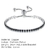 Pulsera plateada ajustable - comprar en línea