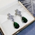 Aretes verde