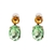 Aretes verde