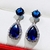 Aretes azul