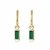 Aretes verde