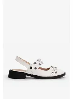 SLINGBACK STACY - BRANCO - 4471-84862 - Calçados Michelle Inácio