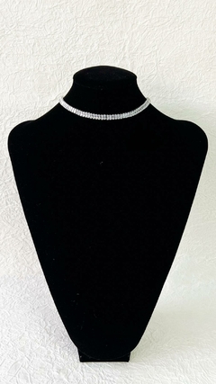 CHOKER STRASS FINA (KW-8129)