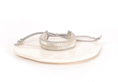 PULSERA ESPIGA PLATA (AI005)