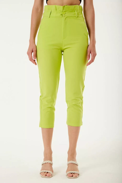 PANTALON CINTURA DOBLE CREPPE (PK015) - comprar online