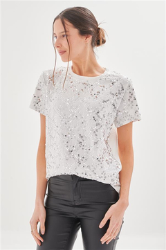 REMERA ZASHA LENTEJUELAS (F5061) - comprar online