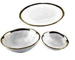 Bowl grande White & Gold - comprar online