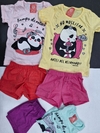 PIJAMA DE VERANO NENA CON SHORT LINEA ELEMENTO ART. 2206 COLOR SEGUN AL STOCK TALLES 2 - 4 - 6 - 8 - 10