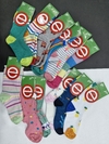 MEDIAS DE NIÑOS ESTAMPADAS ALGODON LYCRA 6 NENE - 6 NENA LÍNEA ELEMENTO ART. 1020 TALLES DISPONIBLES 0 - 1 - 2 - 3 - 4 - 5