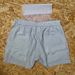 SHORT DE BAÑO DE HOMBRE SIN FORRO C/CORDON Y LÍNEAS. LÍNEA ACRÓBATA. ART NAPOLES 006. GRIS. M-L-XL (X MAYOR) - comprar online