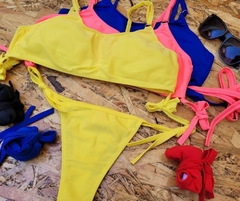 CONJUNTO TOP CON LESS PARA ATAR BIKINIS AGHATTA ART: 7009 COLORES TALLES SURTIDOS 85 - 90 - 95 - 100 (X DOCENA) - comprar online