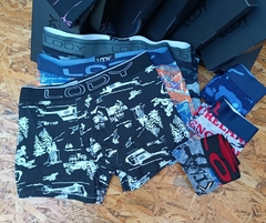 Bulto X10 Docenas de Boxers Estampados LODY (S-M-L-XL-XXL-XXXL) - Algodón & Lycra. ART. VARIOS ESTAMPADOS