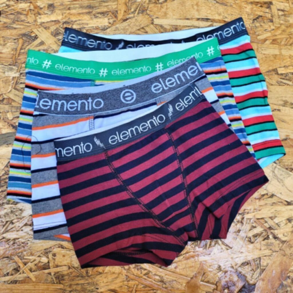 BOXER DE NI O DE ALGOD N Y LYCRA RAYADO LINEA ELEMENTO ART 705