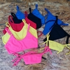 CONJUNTO TOP CON LESS PARA ATAR BIKINIS AGHATTA ART: 7009 COLORES TALLES SURTIDOS 85 - 90 - 95 - 100 (X DOCENA)