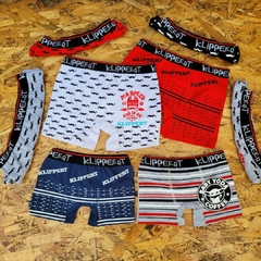 BOXER DE NIÑOS ESTAMPADOS ALGODON LYCRA LINEA KLIPPER ART. 0052 TALLES 4 AL 12 (X DOCENA)