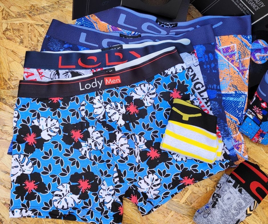 BOXER DE HOMBRE DE ALGOD N Y LYCRA ESTAMPADO LINEA LODY ART