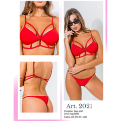 CONJUNTO CON TAZA SOFT CON LESS REGULABLE BIKINIS AGHATTA ART: 2021 COLORES TALLES SURTIDOS 85 - 90 - 95 - 100 (X DOCENA) en internet