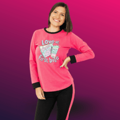 PIJAMA DAMA JERSEY SOFT ESTAMPADO LINEA JIZONE ART 3002 TALLES DISPONIBLES 1 - 2 - 3 - 4 - 5 - 6(MAYOR) en internet