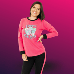 PIJAMA DAMA INTERLOCK SOFT ESTAMPADO LINEA JIZONE ART 7007 TALLES DISPONIBLES 1 - 2 - 3 - 4 - 5 - 6 (MAYOR) en internet