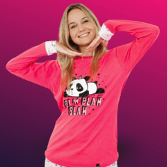 PIJAMA DAMA JERSEY SOFT ESTAMPADO LINEA JIZONE ART 3002 TALLES DISPONIBLES 1 - 2 - 3 - 4 - 5 - 6(MAYOR)