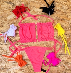 CONJUNTO TOP CON STRAPLES CON LESS PARA ATAR BIKINIS AGHATTA ART: 49500 COLORES TALLES SURTIDOS 85 - 90 - 95 - 100 (X DOCENA) - comprar online