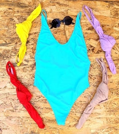 MALLA ENTERA COLALESS BASICA BIKINIS AGHATTA ART: 102 COLORES TALLES SURTIDOS 85 - 90 - 95 - 100 (X DOCENA)