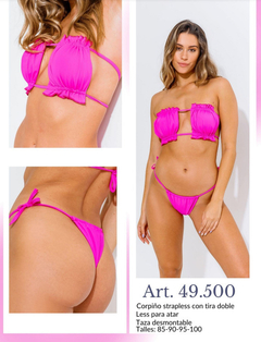 CONJUNTO TOP CON STRAPLES CON LESS PARA ATAR BIKINIS AGHATTA ART: 49500 COLORES TALLES SURTIDOS 85 - 90 - 95 - 100 (X DOCENA) en internet