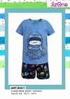 PIJAMA NENE JERSEY ESTAMPADO LINEA JIZONE ART 8051 TALLES 4 - 6 - 8 - 10 COLOR SEGUN AL STOCK (MAYOR)