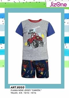 PIJAMA NENE JERSEY ESTAMPADO LINEA JIZONE ART 8051 TALLES 4 - 6 - 8 - 10 COLOR SEGUN AL STOCK (MAYOR) - comprar online