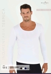 CAMISETAS TERMICAS DE HOMBRE LINEA: MAXIMA ART. 111 COLORES(NG.-GRIS-AZUL MARINO-BLANCO) TALLES M-L-XL