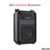 Mini parlante Bluetooth ZQS1320, color negro, con botones de control en la parte superior.