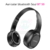 Auriculares bluetooth Soul BT50, color negro, con diseño moderno y almohadillas cómodas.